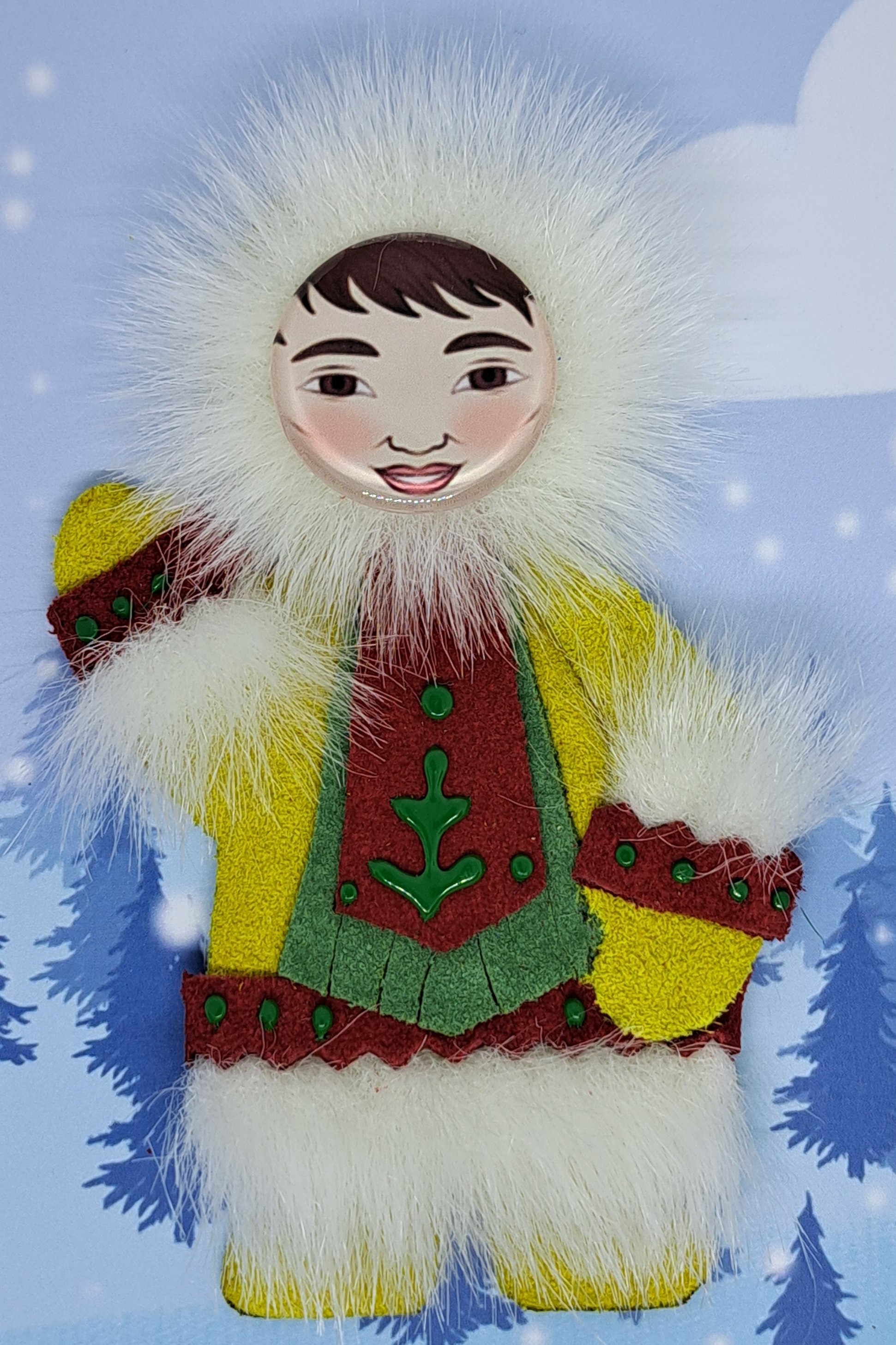 Магнит Северянин 10 см